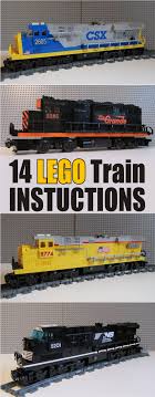 14 Great Lego Train Instructions Lego Instructions Ad Lego Creative Lego Track Lego Trains