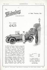 Wolseley 14hp Motor Car Autocar Advert 1924 Car Ads British Cars Mercedes Benz Classic