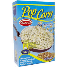 I pop corn sono generalmente gustati salati durante la visione di un film, ma esistono anche moltissimi altri modi di mangiarli ad. Pop Corn Bellanca Gr 250 Terranova Alimenti