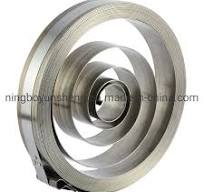 China Supplier OEM Stainless Steel Flat Coil Auto Hose Reel Power  Retractable Spring