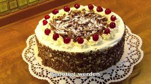 Anders als das normale/herkömmliche : Schwarzwalder Kirschtorte Youtube