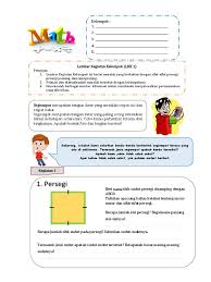 Maka panjang seluruh lidi yang digunakan adalah 12 × 4 cm = 48 cm. A3 Lkk1
