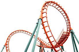 Segment Of A Roller Coaster On White Background Roller Coaster Roller Coaster Drawing Roller Coaster Pictures