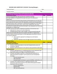 6 nurse competency checklist templates in doc pdf free