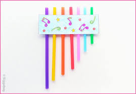 Drinking Straw Pan Pipes Recycling Craft Tea Time Monkeys Crafts Mess Free Craft Recycled Crafts