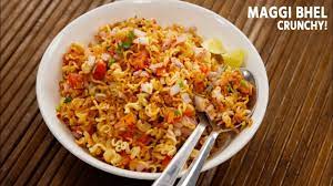 Maggi Bhel Recipe Instant 5 Minute Snack Noodles Cookingshooking Youtube Bhel Recipe Maggi Recipes Recipes