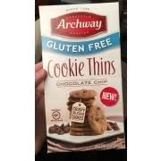 Nutrition facts label for archway home style cookies, chocolate chip drop. Archway Gluten Free Cookie Thin Chocolate Chip Calories Nutrition Analysis More Fooducate