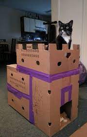18 regal cats who would win the game of thrones cardboard cat house diy cat toys diy cat tower