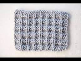 It produces a double thickness knit the waffle effect looks complicated to knit, but it's really rather simple. How To Knit The Waffle Stitch Youtube
