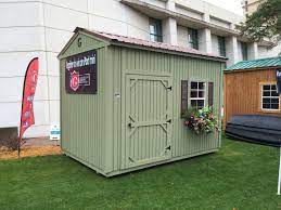 New Solid Stained Buildings Contact Your Local Dealer For Details Portable Buildings Pallet House Lofted Barn Cabin