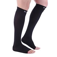 Doc Miller Premium Open Toe Compression Socks 1 Pair 30 40
