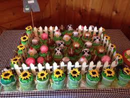 Having a theme, which includes. Farm Baby Shower Cupcakes Farm Baby Shower Farm Baby Shower Theme Country Baby Shower