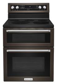 finish 30 inch 5 burner electric double