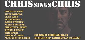Chris sings Chris