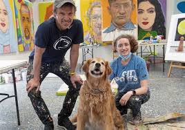 Find golden retriever puppies and breeders in your area and helpful golden retriever information. Pet Tales A Happy Golden Retriever Is A Work Of Art Pittsburgh Post Gazette