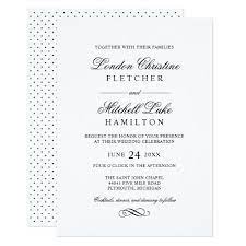 Classic Elegant Black And White Wedding Invitation Zazzle Com Black Wedding Invitations Classic Wedding Invitations Classic Wedding Invitations Elegant