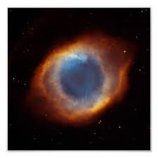 Helix Nebula The Eye Of God Poster Zazzle Com In 2021 Nebula Astronomy Space Pictures