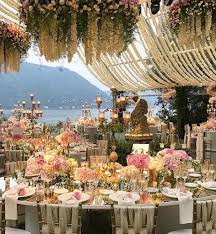 Hours After Deepika Padukone And Ranveer Singh Tied The Knot In A Traditional Konkani W Wedding Venues Italy Outdoor Indian Wedding Outdoor Wedding Decorations