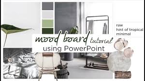 How To Create An Interior Design Mood Board Using Powerpoint Tutorial Aseelbysketchbook Youtube