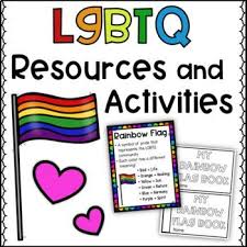 Unicorn in the heart circle. Lgbtq Coloring Pages Worksheets Teaching Resources Tpt