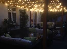 Fairylights On Trellis Gazebo Above Side Return Outdoor Fairy Lights Outdoor Solar Lights Pergola Cost