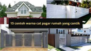 Cara memilih warna cat pagar rumah yang tepat berdasarkan. 15 Contoh Warna Cat Pagar Rumah Yang Cantik Youtube