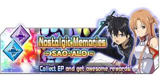 In between argo's face expression and the town plaza, you will see flashbacks pictures of sao, alo, and ggo. Luna Sao Official Memory Defrag Amino