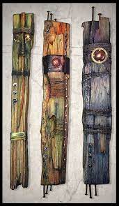 Indigo Lighting Is A Combined Multimedia Art And Jewelry Provider In Ca Wood Art Driftwood Art Assemblage Art