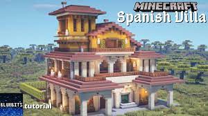 The backyard features a large patio with two gas grill and a luxurious swimming pool with. Minecraft How To Build A Spanish Villa Tutorial Youtube