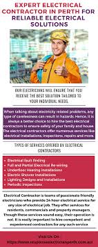 Expert Electrical Contractor In Perth For Reliable Electrical Solutions Contractors Electrical Jobs Solutions