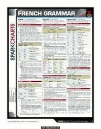 French Grammar Spark Charts In 2019 French Grammar