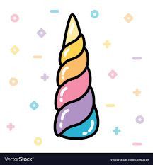Drawing unicorn horn with flowers. Unicorn Horn Rainbow Pastel Black Outline Vector Image Ad Rainbow Pastel Unicorn Horn Ad Unicorn Horn Unicorn Drawing Unicorn Outline