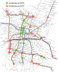 Mapa del metro cdmx 2018. Este Mapa Muestra Donde Han Intentado Secuestrar Mujeres En El Metro Cdmx