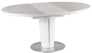 Shop for off white kitchen table online at target. Casa Padrino Luxury Dining Table Matt White Gray Silver 120 160 X 120 X H 76 Cm Modern Extendable Dining Room Table With Ceramic Plates In Marble Look Kitchen Furniture