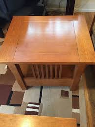 Craftsman Mission Style Oak Side Tables Mission Style Furniture Oak Side Table Table