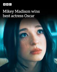 Mikey Madison has won best actress at the #Oscars for her performance in  Anora. Read the BBC's review of the film here: https://bbc.in/41BZA97