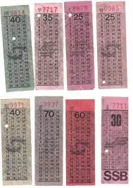 Colorful Punch Hole Bus Tickets Hole Punch Bus Tickets Color