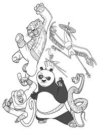 But we all must be careful : Free Printable Kung Fu Panda Coloring Pages