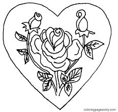 Rd.com relationships friendships every editorial product is independently selected, though we may be compensat. Love Heart With Roses Coloring Pages Heart Coloring Pages Coloring Pages For Kids And Adults