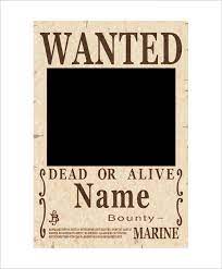 Check spelling or type a new query. 11 One Piece Wanted Poster Templates Free Printable Sample Example Format Download Free Premium Templates