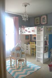 Re Designed Girl S Room Girls Loft Bed Ikea Loft Bed Stuva Loft Bed