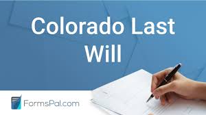 Free printable last will and testament blank forms colorado. Fillable Colorado Last Will And Testament Form Free Formspal