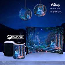 Disney puzzle, cinderella x thomas kinkade. Cinderella Dancing In The Starlight Puzzle Disney Thomas Kinkade 2000 Pieces