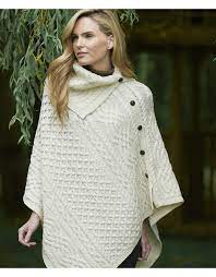 Translation dictionary english dictionary french english english french spanish english english spanish: Aran Patterned Cowl Neck Poncho Irish Ponchos Capes Irish Handcrafts