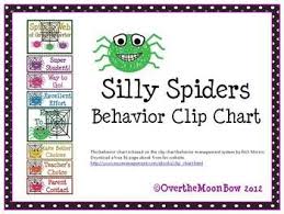 Silly Spiders Behavior Clip Chart Behavior Clip Charts Clip Chart Clip Chart Behavior Management
