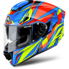 Helm 2 kaca (double visor) murah black doff orange sport rp. Helm Sport Touring Airoh St501 Thunder Blue Double Visor Free Pinlock Shopee Indonesia