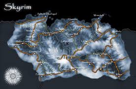 A Quality World Map And Solstheim Map With Roads Skyrim Map Regions Gray Skyrim Map Skyrim Map