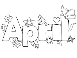 A few boxes of crayons and a variety of coloring and activity pages can help keep kids from getting restless while thanksgiving dinner is cooking. April Coloring Page Free Printable Coloring Pages For Kids