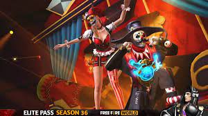 Garena free fire elite pass 37 is coming with new characters, weapons, gun skins, and new pets. Free Fire Upcoming Elite Pass Season 36 Elite Pass Manic Circus First Look And Reward