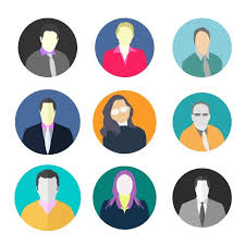 Man Woman Avatar Circle Flat Icon Set Collection Man Woman Avatar Avatar Icon Png And Vector With Transparent Background For Free Download Flat Icons Set Icon Set Flat Icon